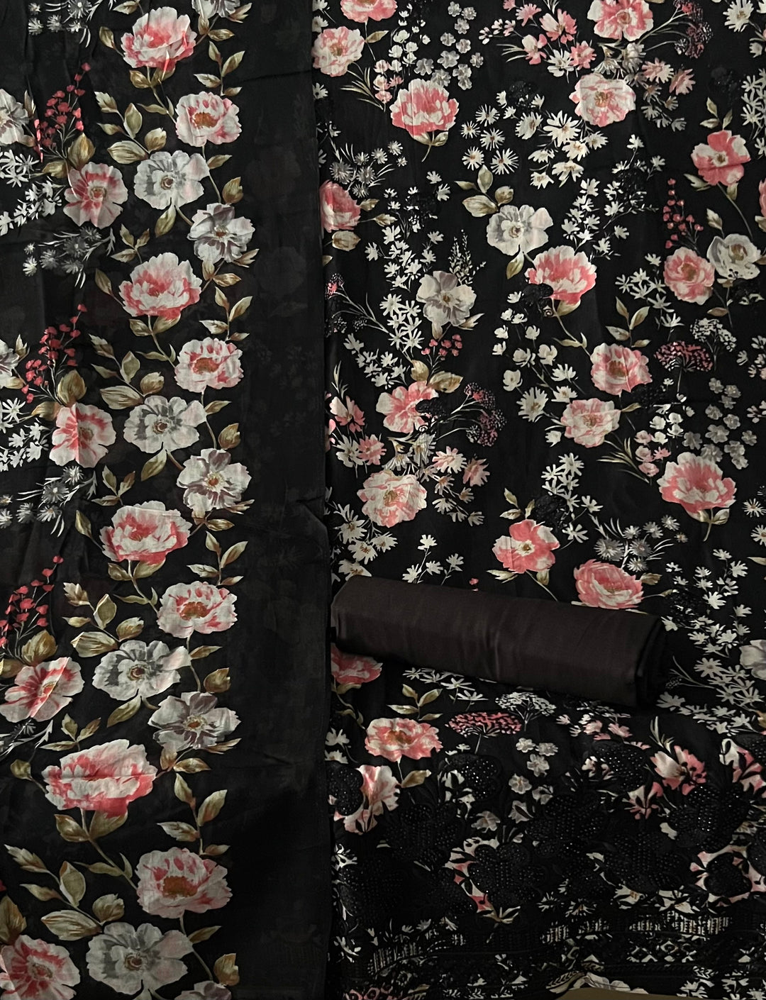 MEHAR DESIGNER UNSTITCHED COTTON DRESS MATERIAL - BTB010