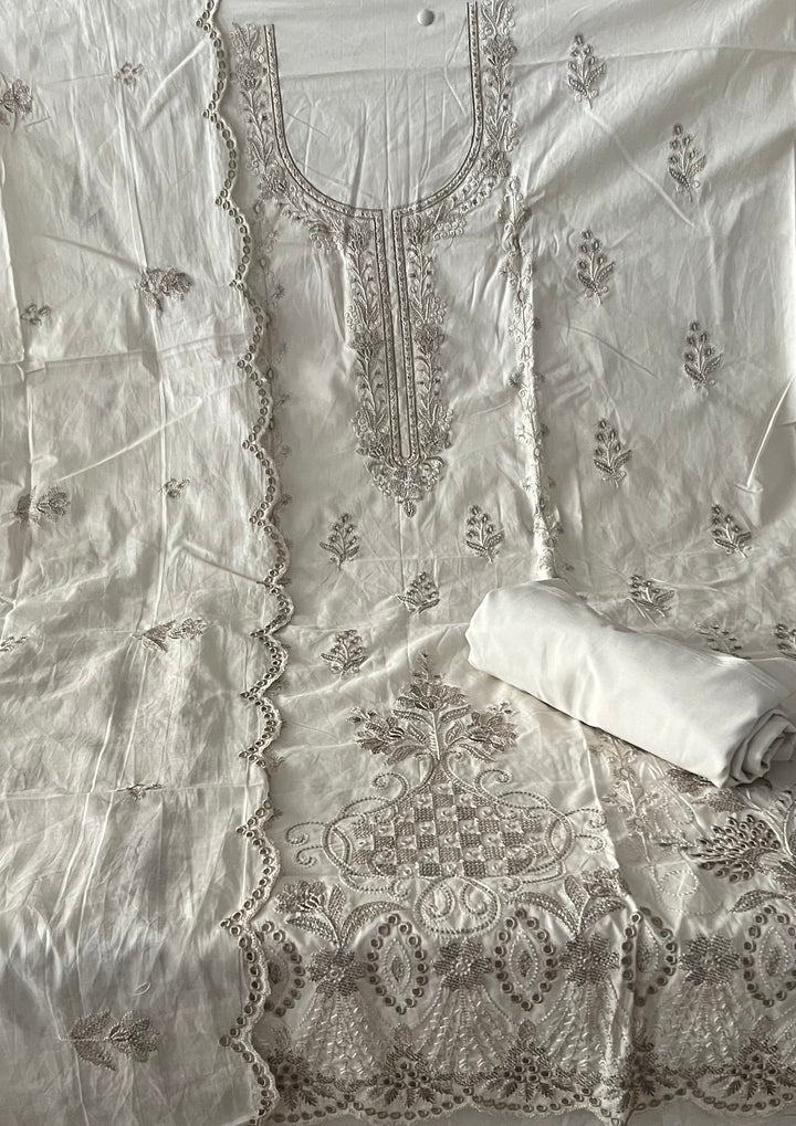 SIDRA DESIGNER UNSTITCHED COTTON DRESS MATERIAL - BTB01