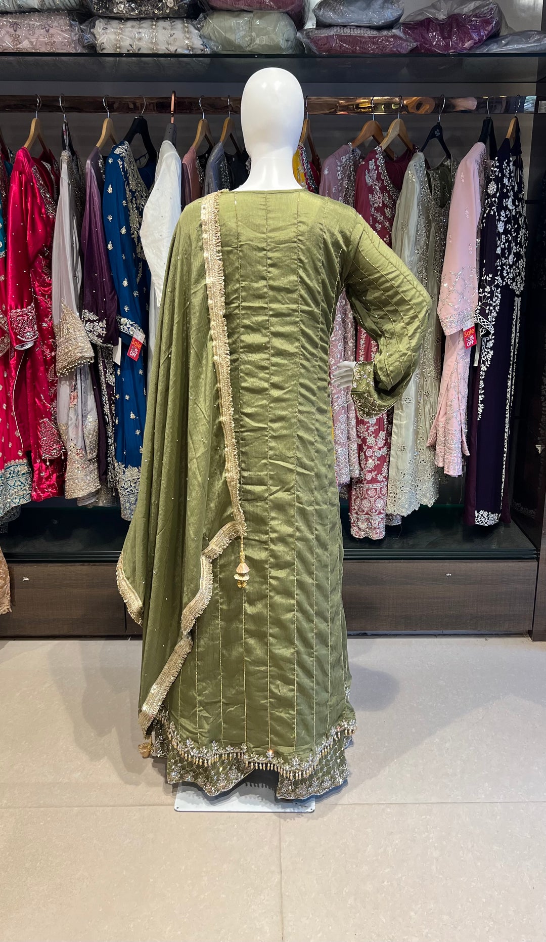 WORK DESIGNER LONG KOTI GOWN - IKHD02