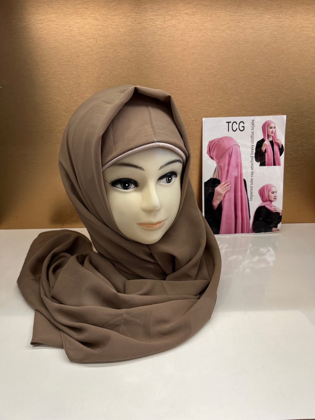 HIBA CAP ATTACHED HIJABS - BTZ10