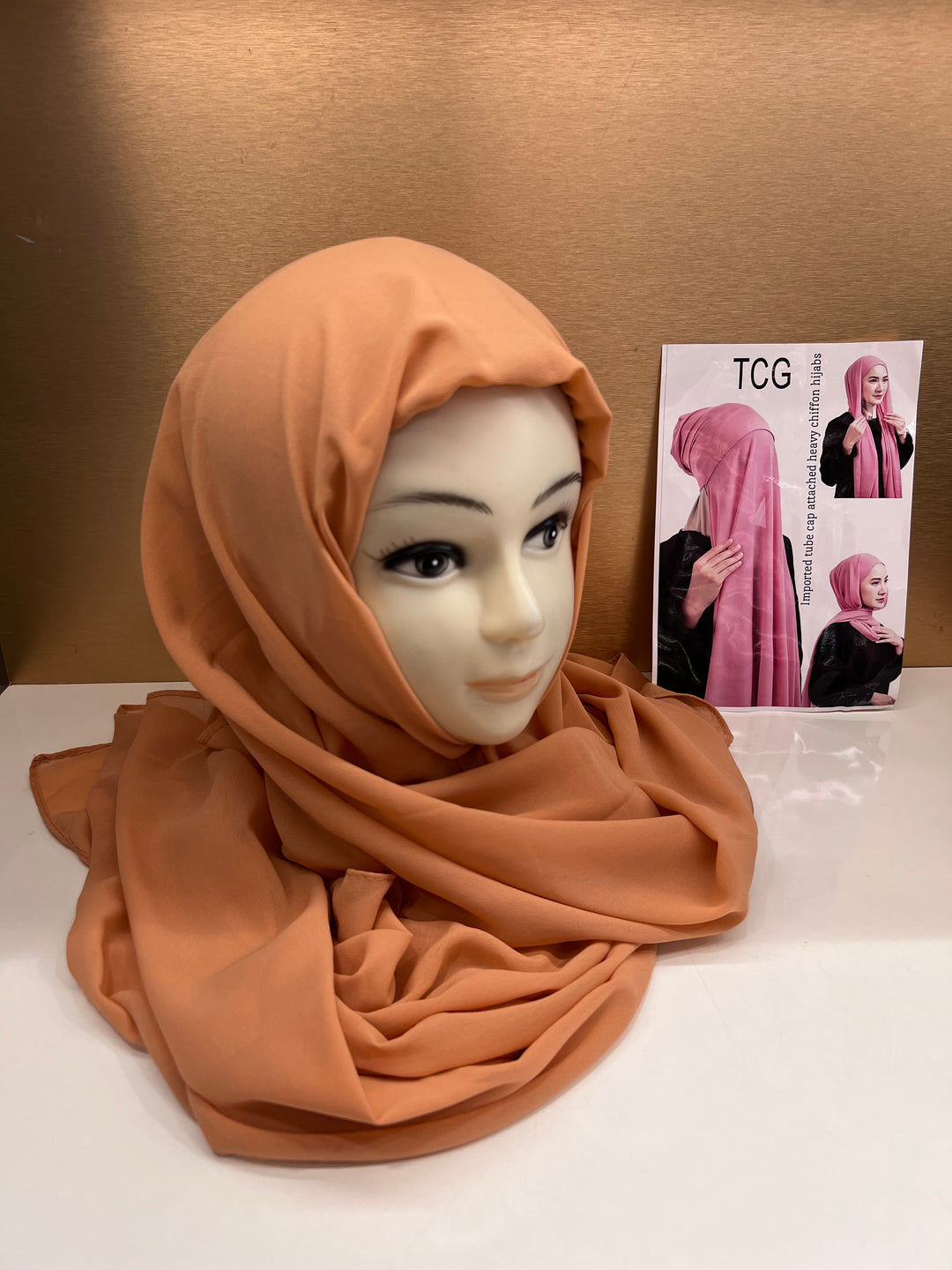 HIBA CAP ATTACHED HIJABS - BTZ10