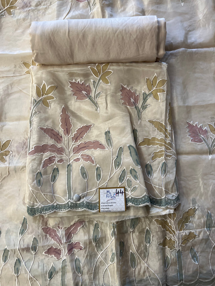 DESIGNER UNSTITCHED DRESS MATERIAL - BTMF44
