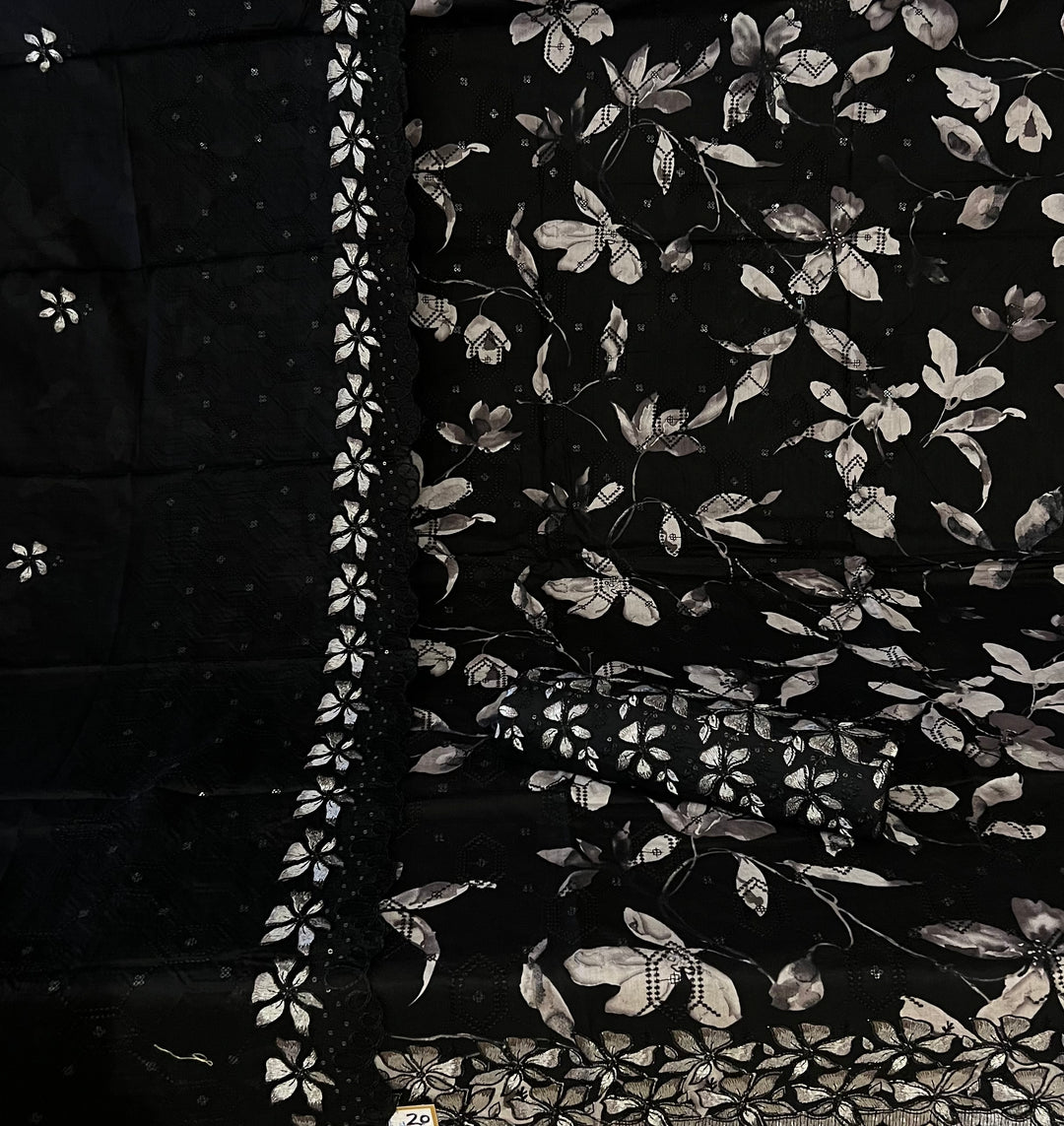 DESIGNER UNSTITCHED DRESS MATERIAL - BTMF20