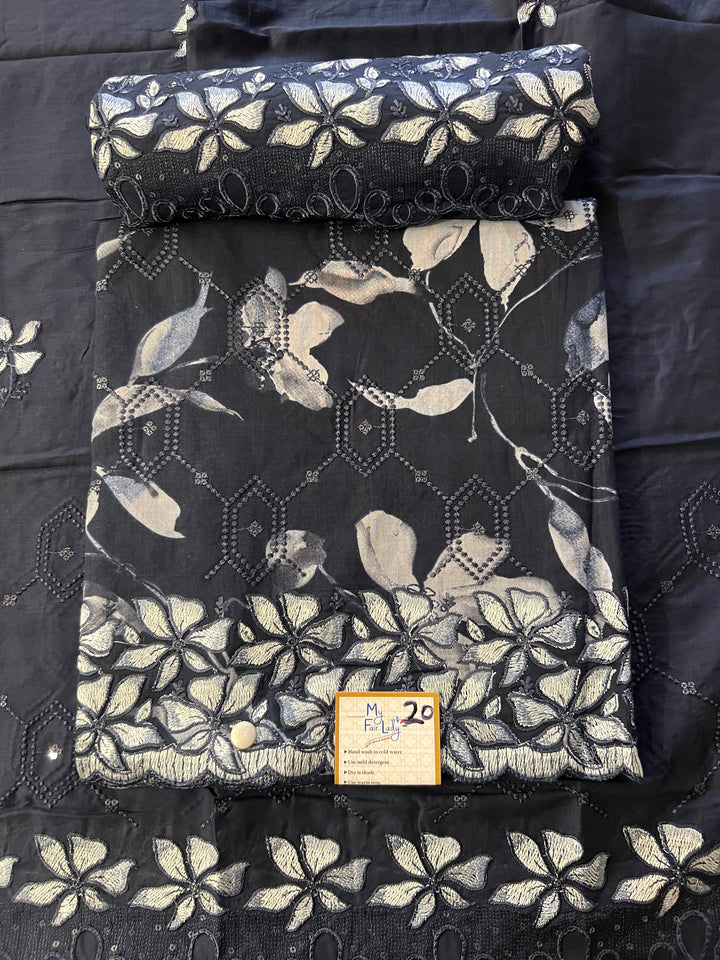 DESIGNER UNSTITCHED DRESS MATERIAL - BTMF20