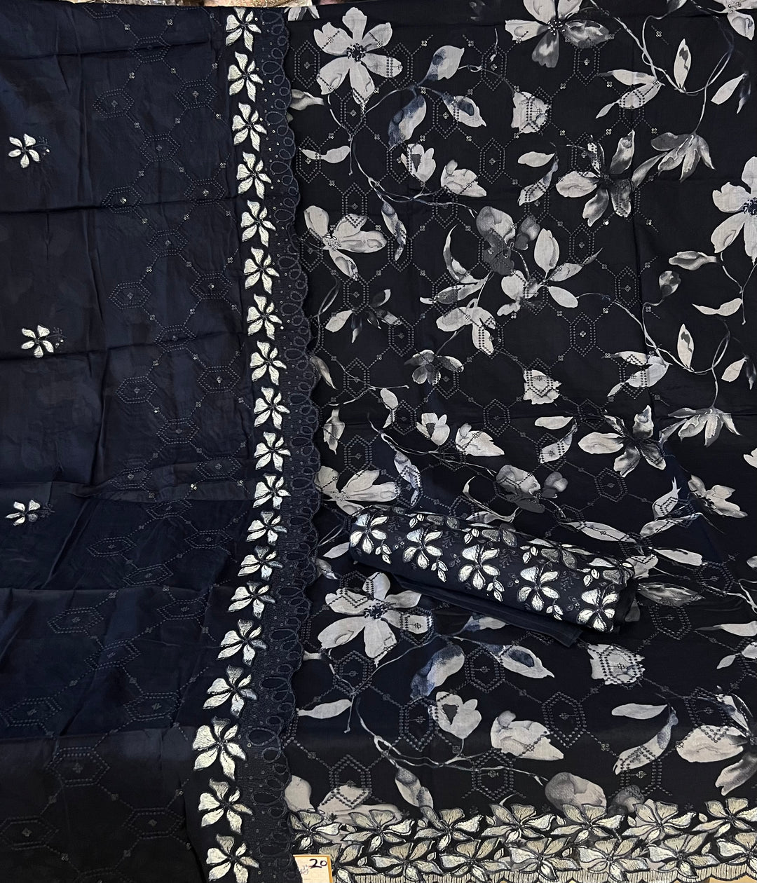 DESIGNER UNSTITCHED DRESS MATERIAL - BTMF20