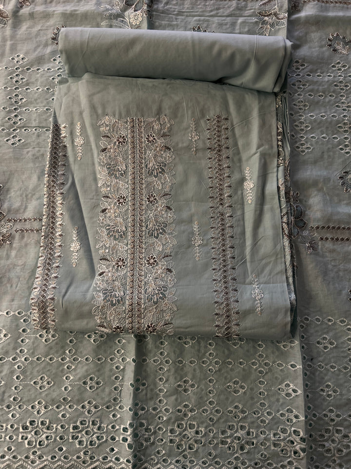 DESIGNER UNSTITCHED DRESS MATERIAL - BTMF41