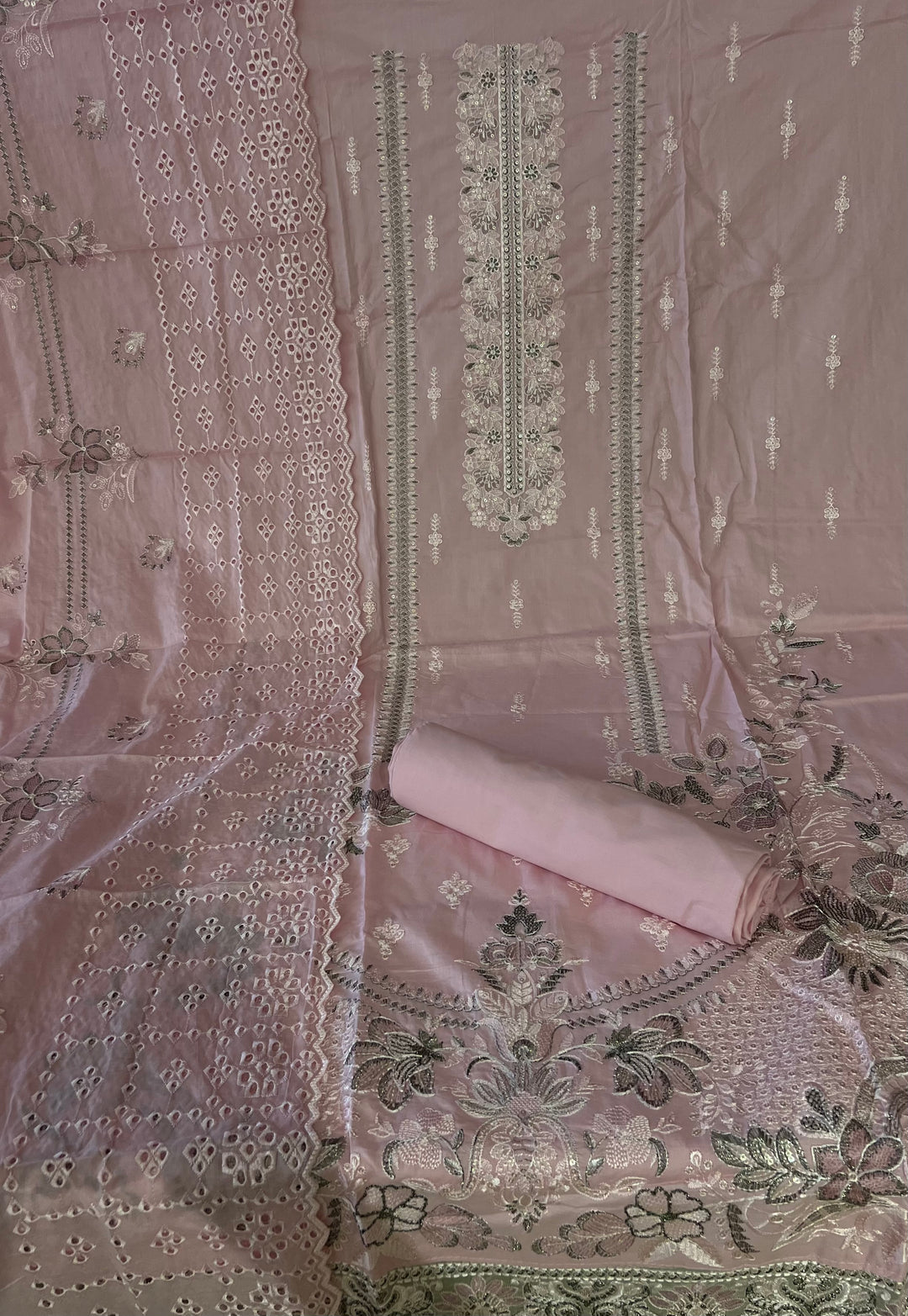 DESIGNER UNSTITCHED DRESS MATERIAL - BTMF41