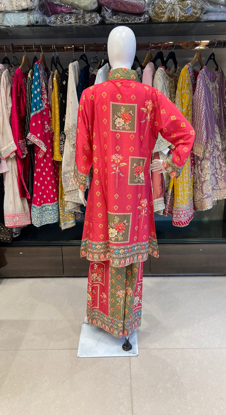 DESIGNER RAJWADI CO-ORD SET - KHMF01