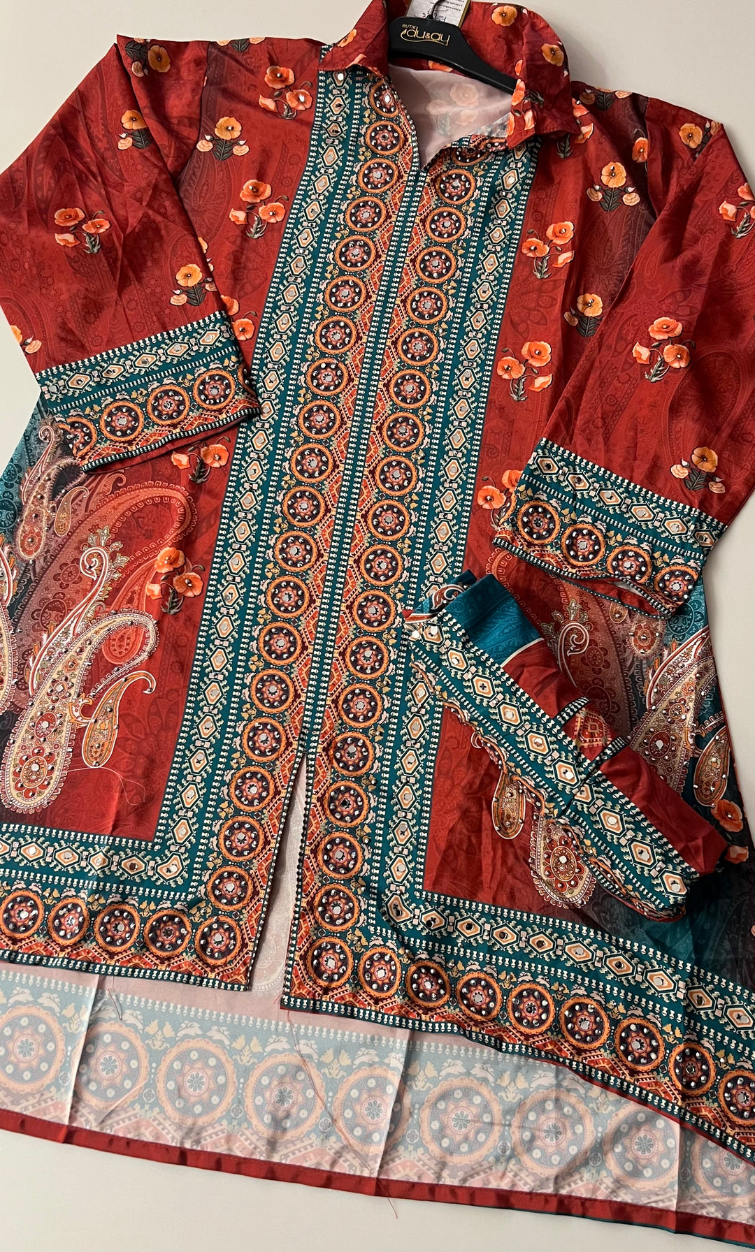 DESIGNER RAJWADI CO-ORD SET - KHMF01