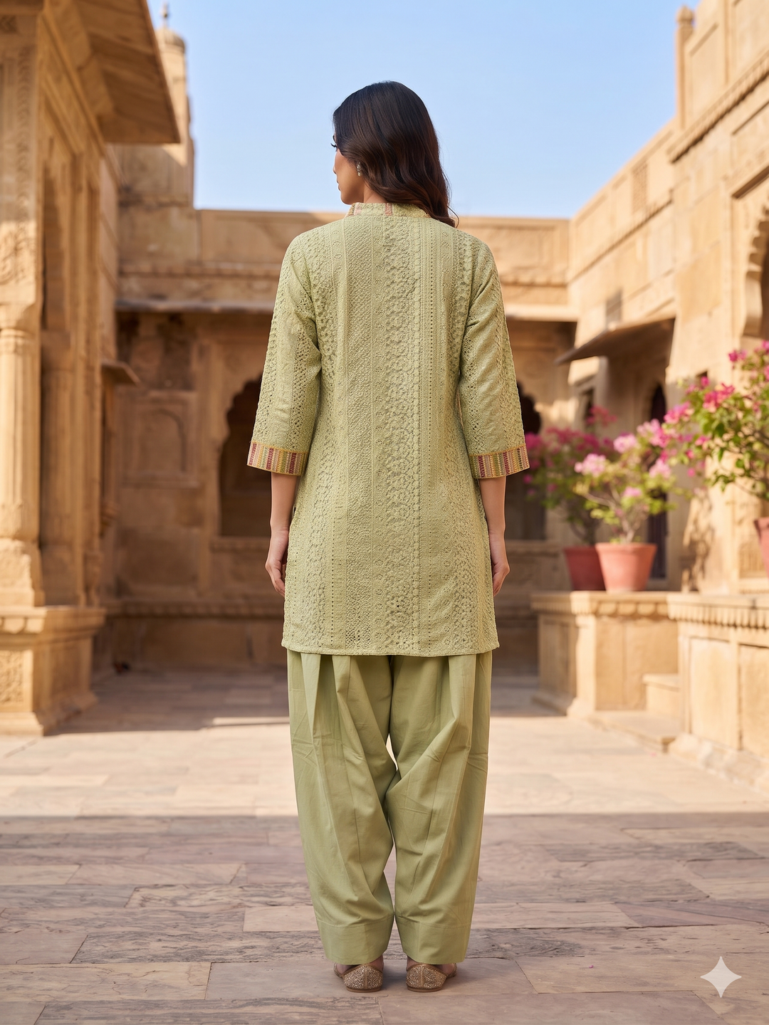 CUT WORK DESIGNER SUIT - AYA0015