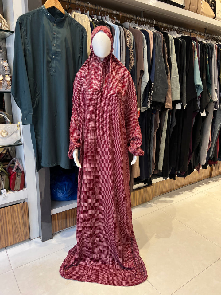 AYESHA PRAYER DRESS SOFT REYON PRINT EHRAAM NEW COLOURS (FULL LENGTH)PD01