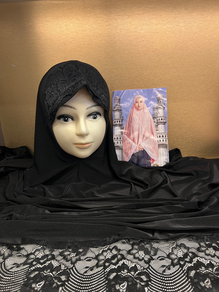 RAMZAN NAMAZ HIJABS (40 INCH) (SLEEVELESS) (NEW COLOURS) - J1052