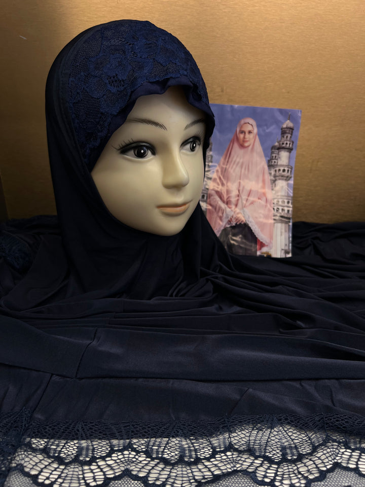 RAMZAN NAMAZ HIJABS (40 INCH) (SLEEVELESS) (NEW COLOURS) - J1052