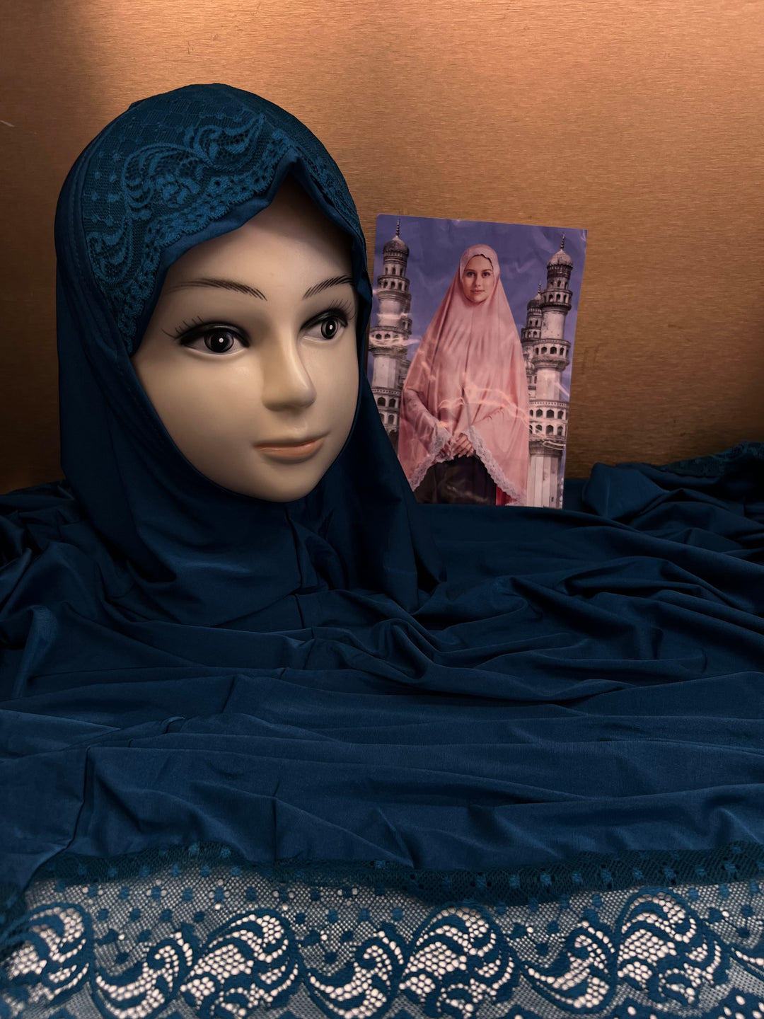 RAMZAN NAMAZ HIJABS (40 INCH) (SLEEVELESS) (NEW COLOURS) - J1052