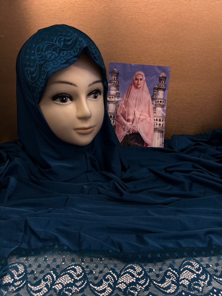 RAMZAN NAMAZ HIJABS (40 INCH) (SLEEVELESS) (NEW COLOURS) - J1052