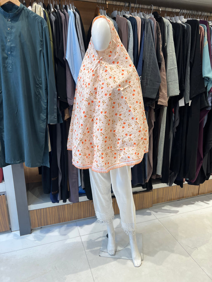 UMRAH EHRAAM PRAYER NAMAZ HIJAAB-{PRINTED}- BTJ06