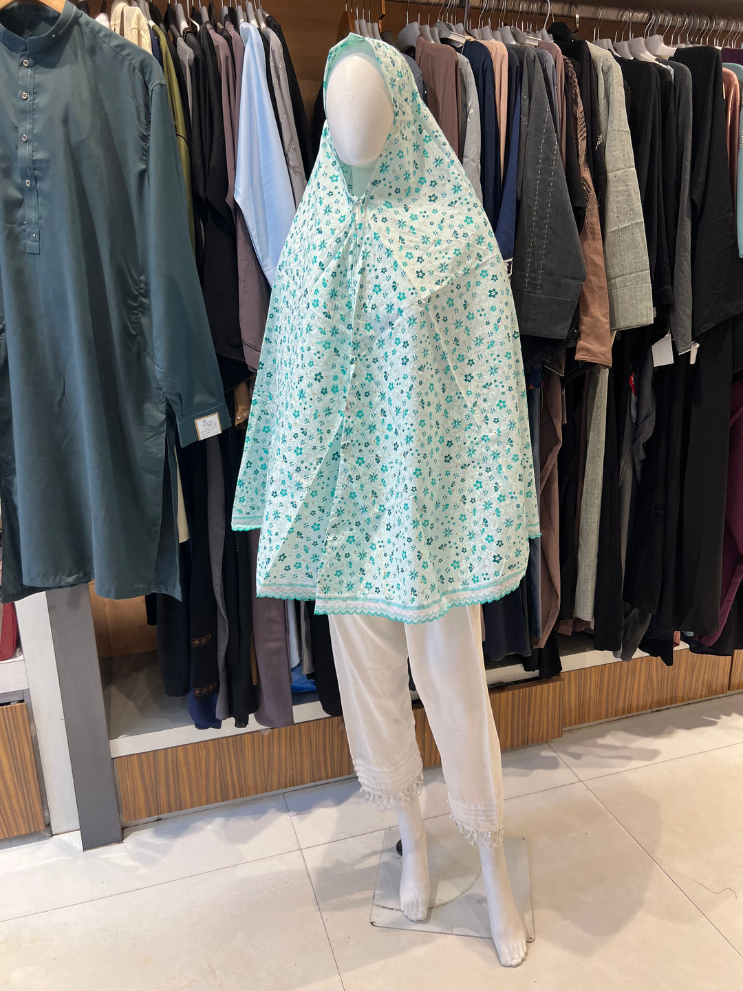 UMRAH EHRAAM PRAYER NAMAZ HIJAAB-{PRINTED}- BTJ06