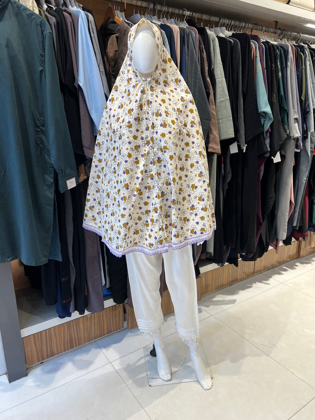 UMRAH EHRAAM PRAYER NAMAZ HIJAAB-{PRINTED}- BTJ06