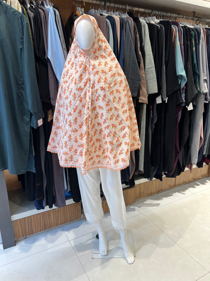 UMRAH EHRAAM PRAYER NAMAZ HIJAAB-{PRINTED}- BTJ06