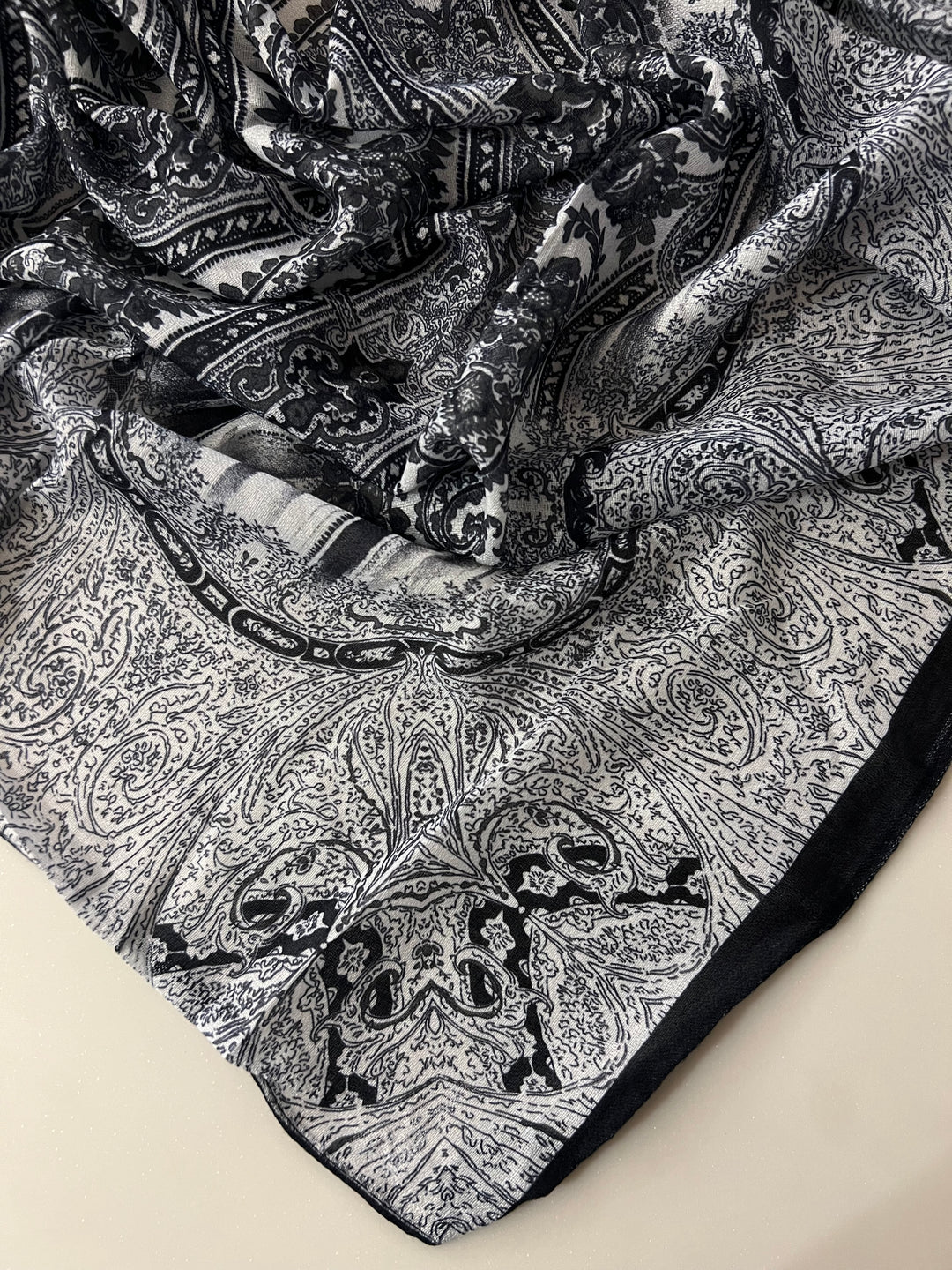 KASHMIRI PASHMINA PRINTED HIJABS (1.75M*0.5M) - BTJ01
