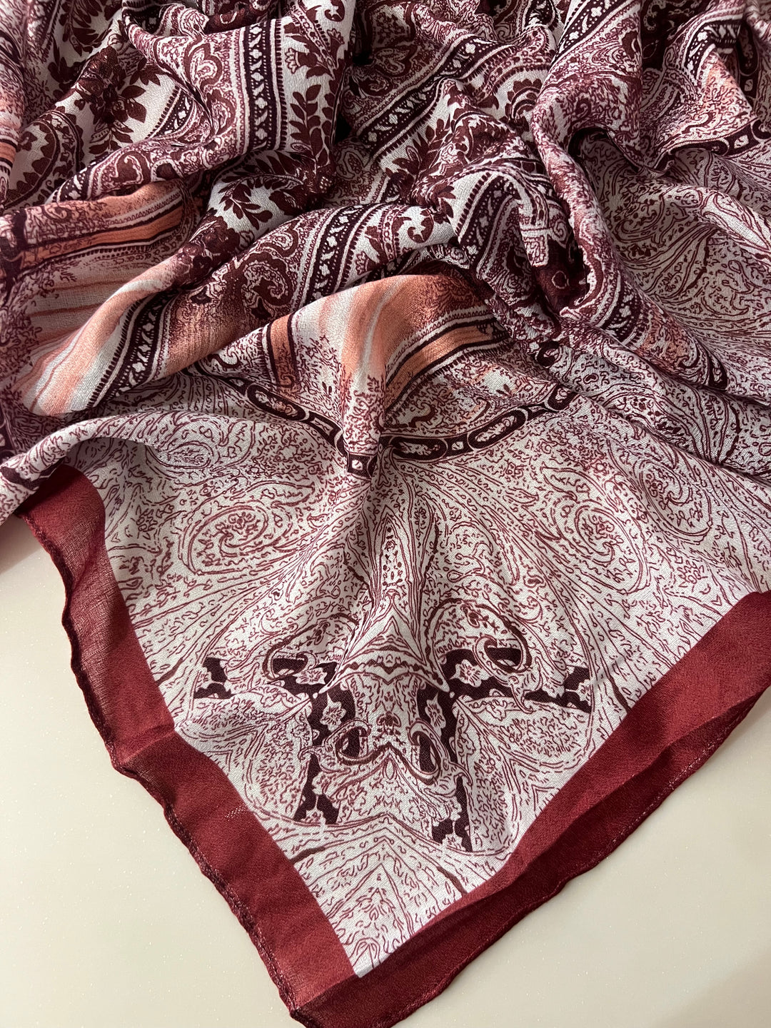 KASHMIRI PASHMINA PRINTED HIJABS (1.75M*0.5M) - BTJ01