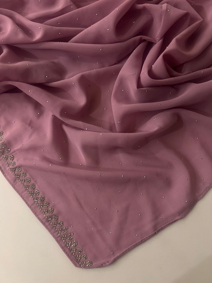 ANAYA FANCY STONE WORK HIJABS (1.75M*0.5M) NEW COLOUR'S - BTZ04