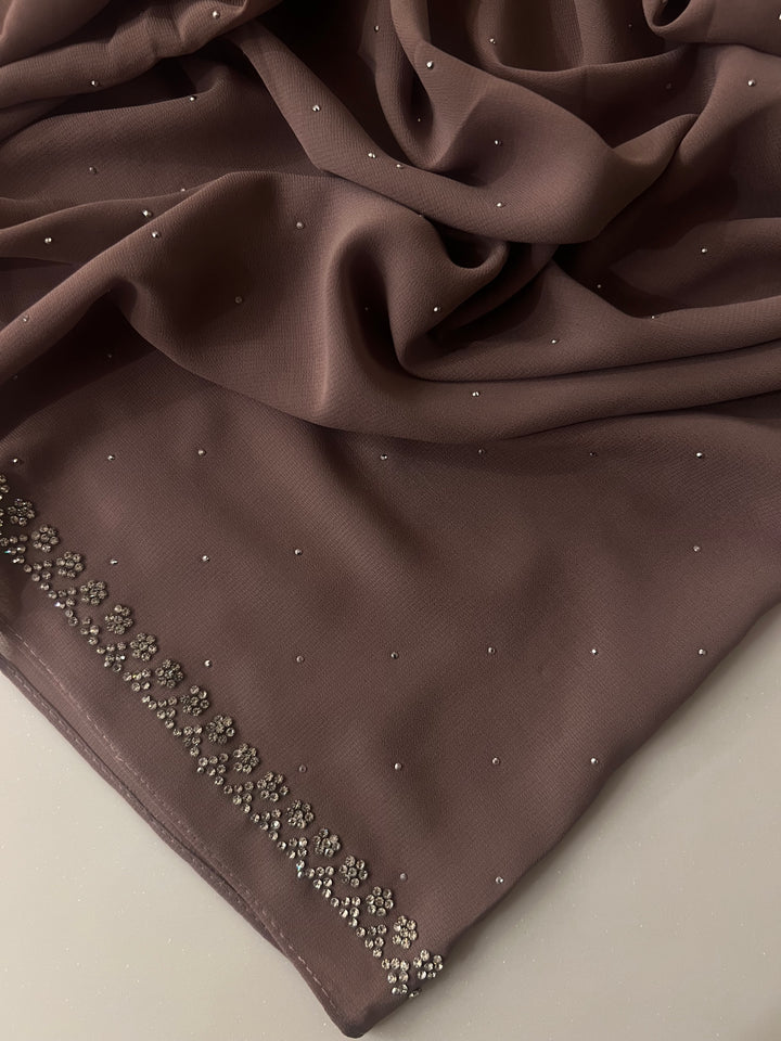 ANAYA FANCY STONE WORK HIJABS (1.75M*0.5M) NEW COLOUR'S - BTZ04