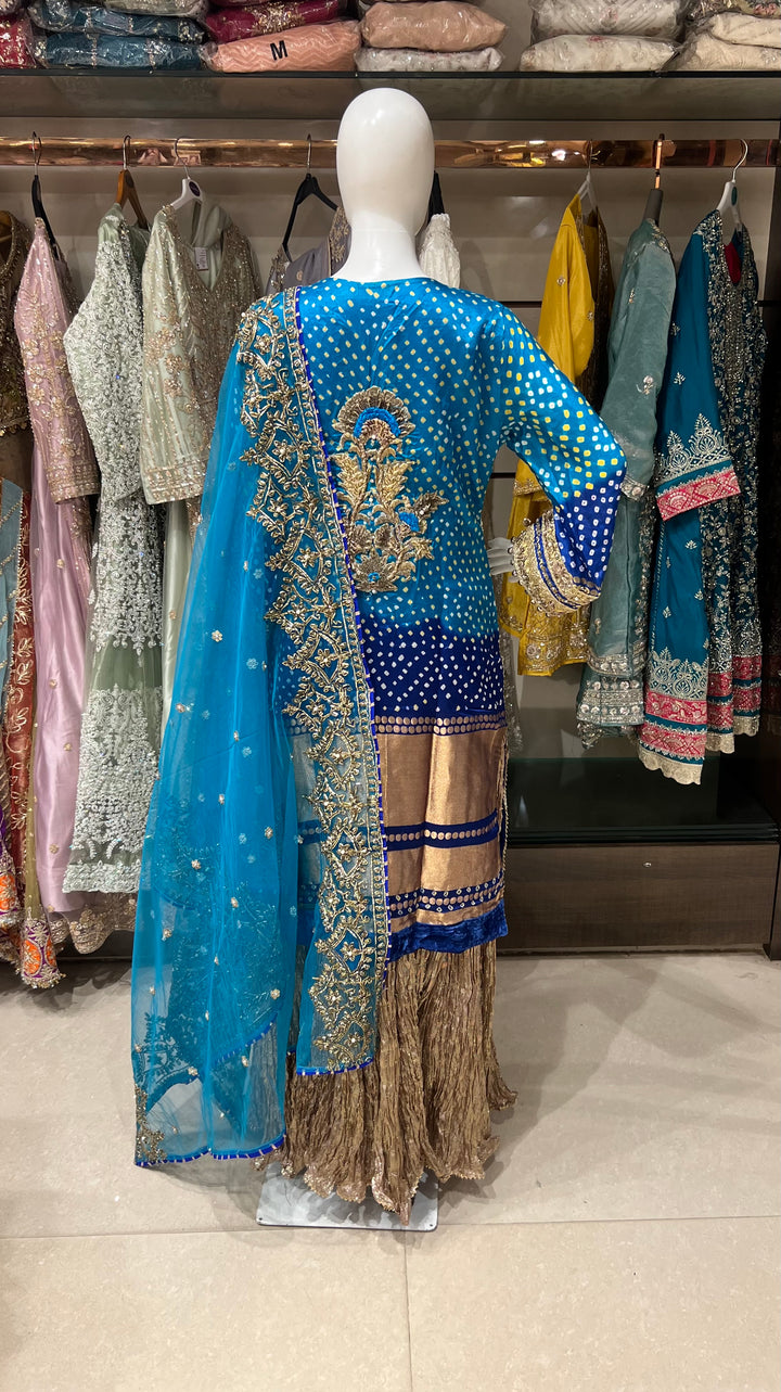 PAKISTANI KHUDABAKSH DESIGNER SUIT - KH01