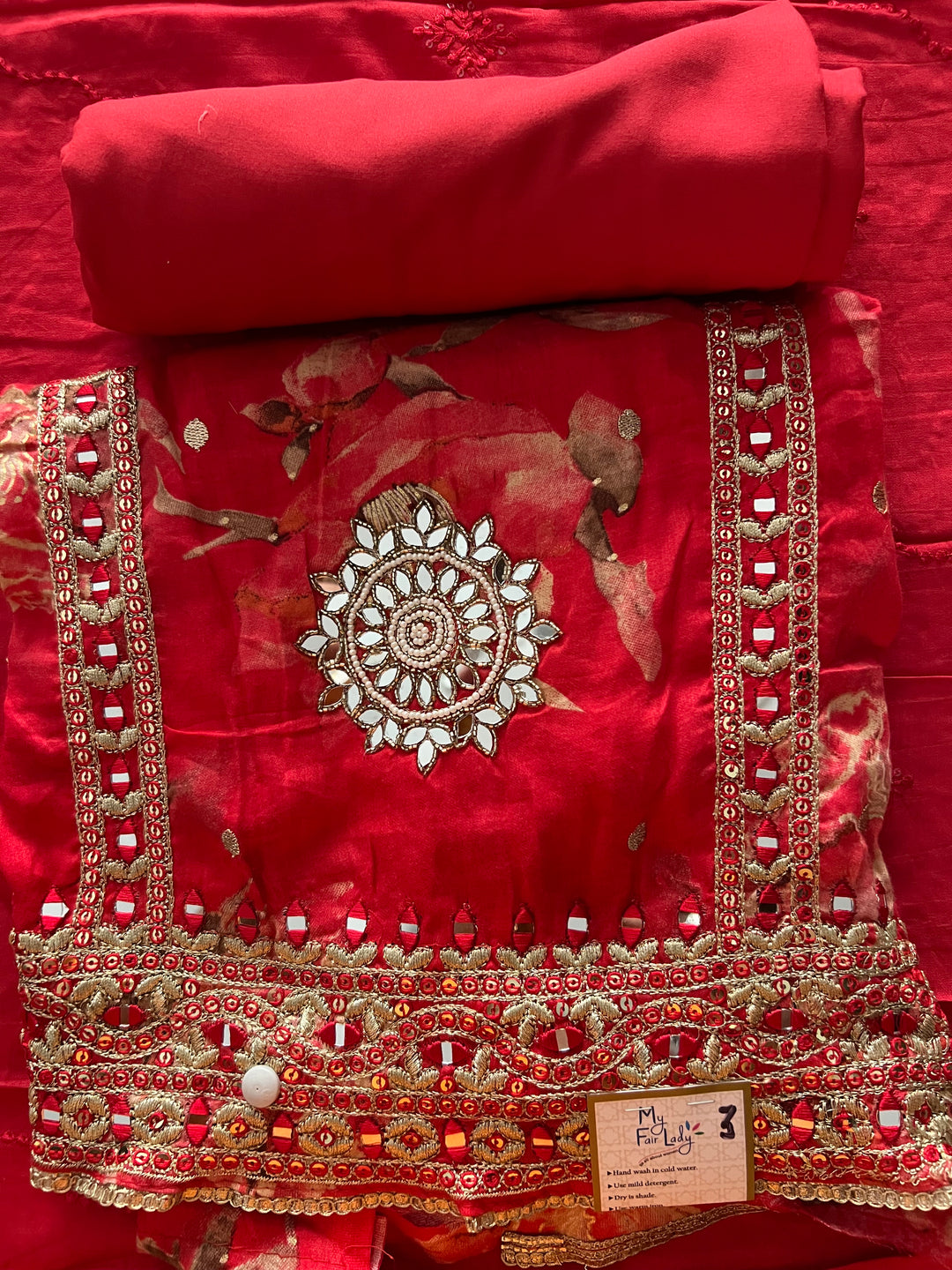 DESIGNER COTTON  METERIAL SUIT - BTB03