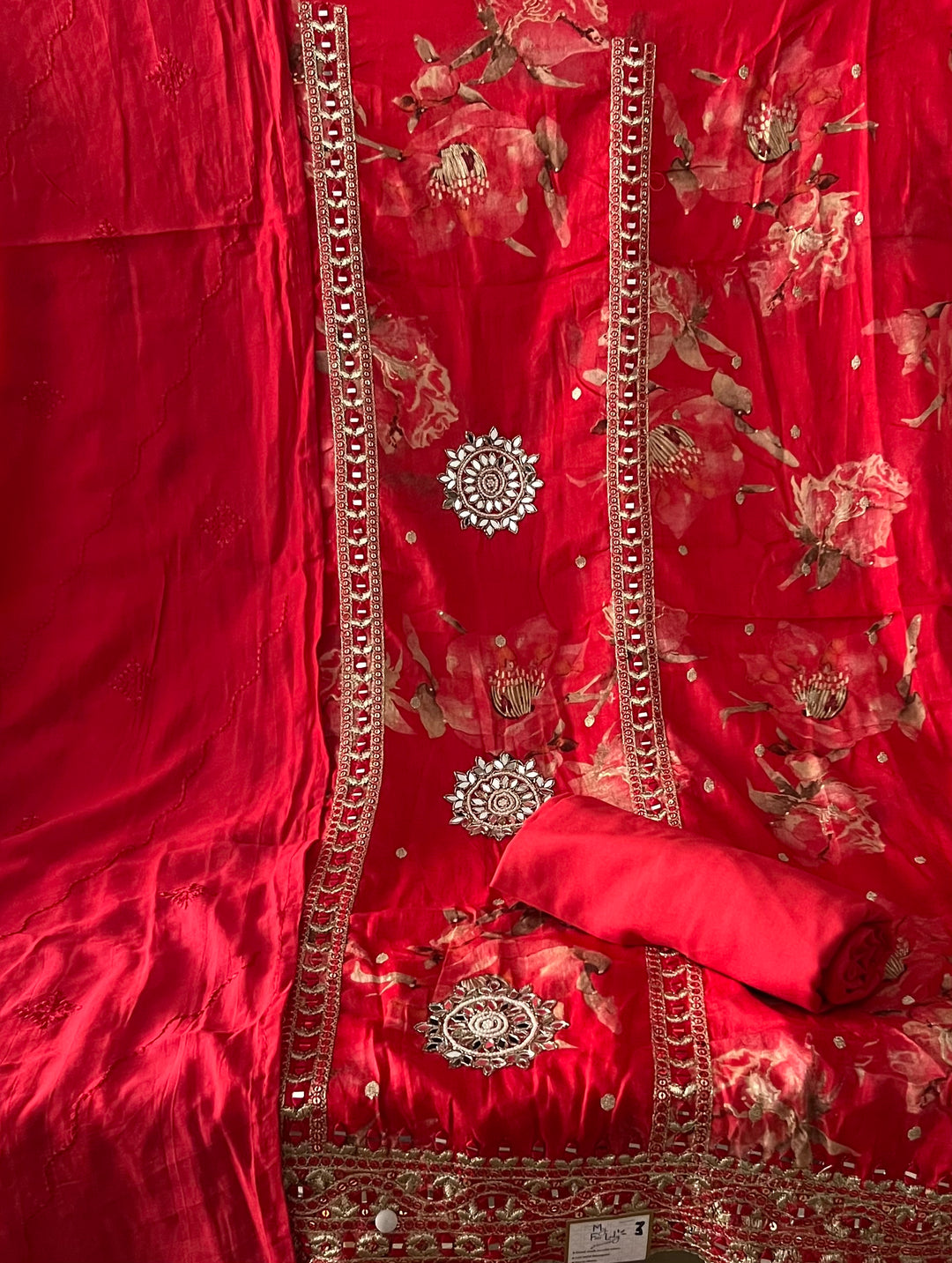 DESIGNER COTTON  METERIAL SUIT - BTB03