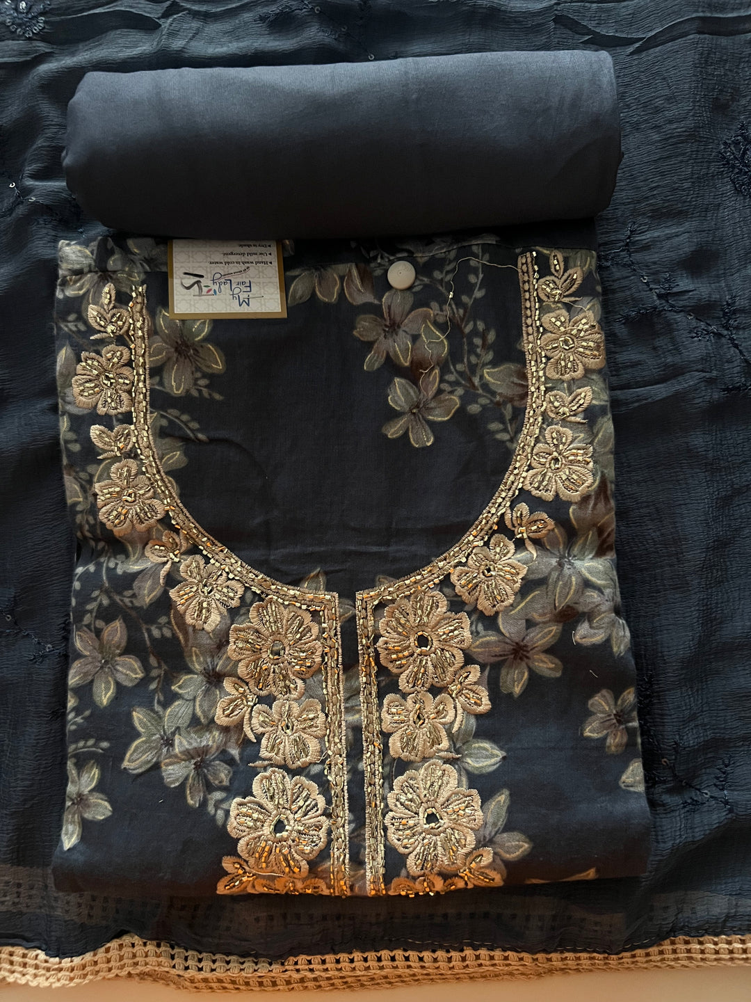 DESIGNER COTTON  METERIAL SUIT - BTB015