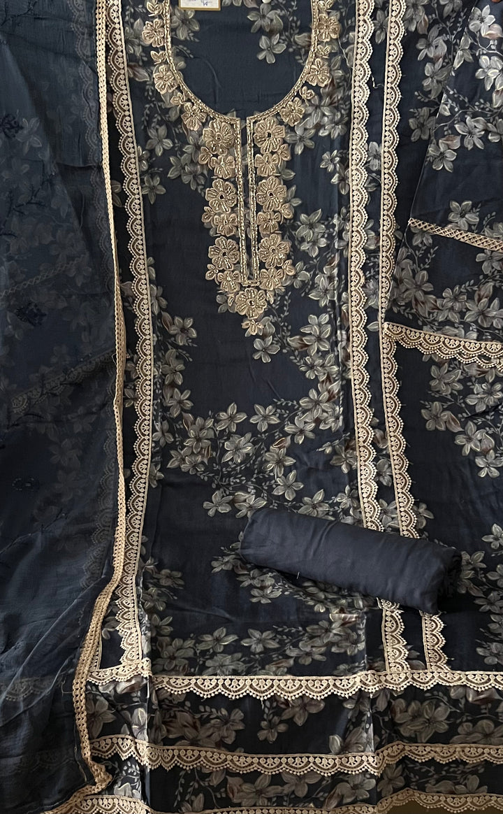 DESIGNER COTTON  METERIAL SUIT - BTB015