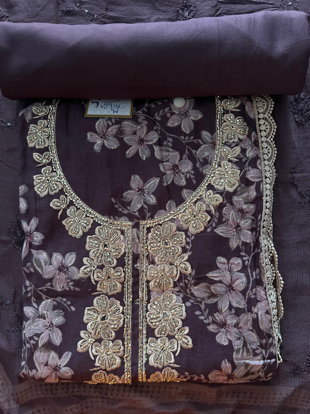 DESIGNER COTTON  METERIAL SUIT - BTB015