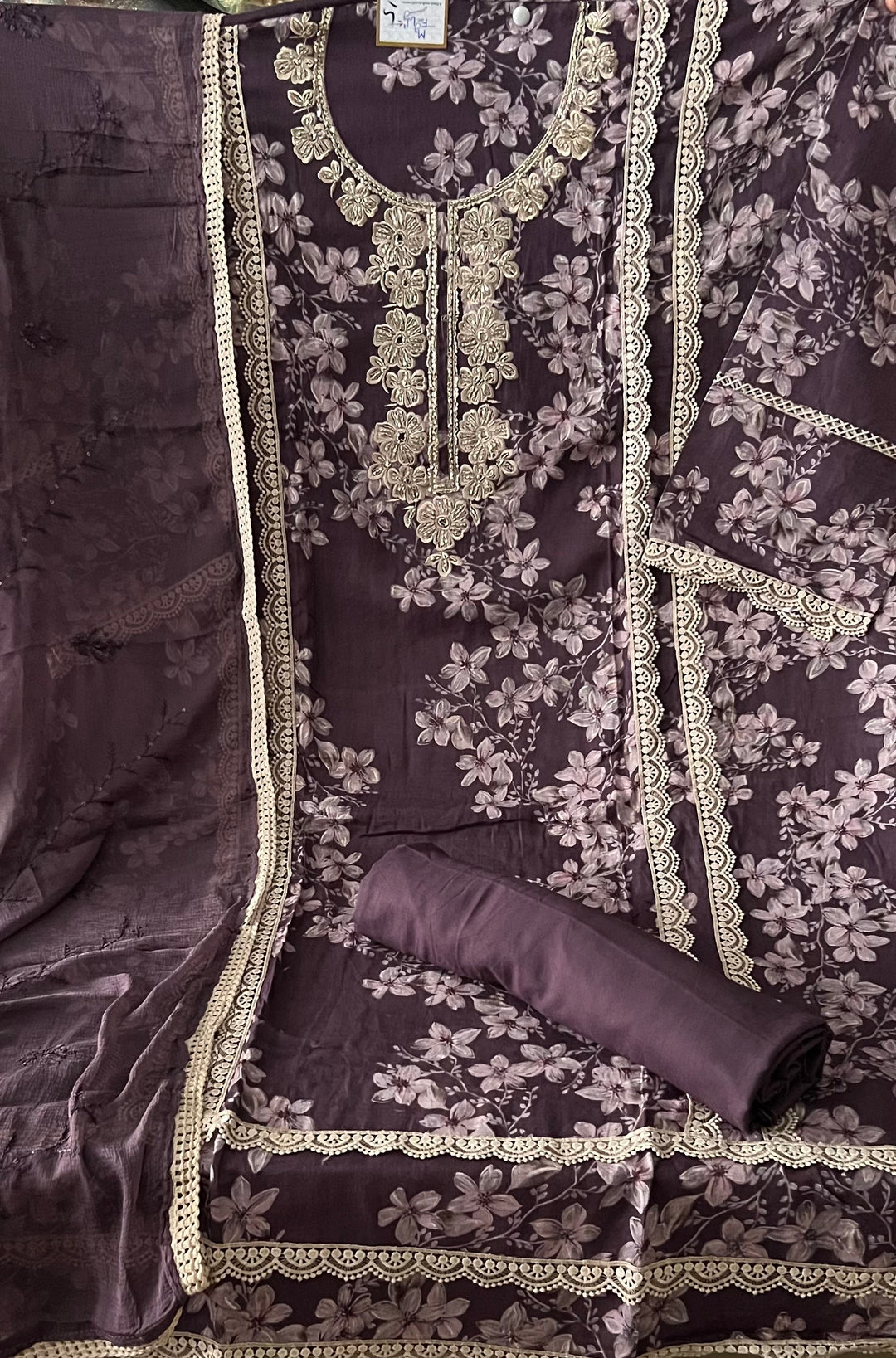 DESIGNER COTTON  METERIAL SUIT - BTB015