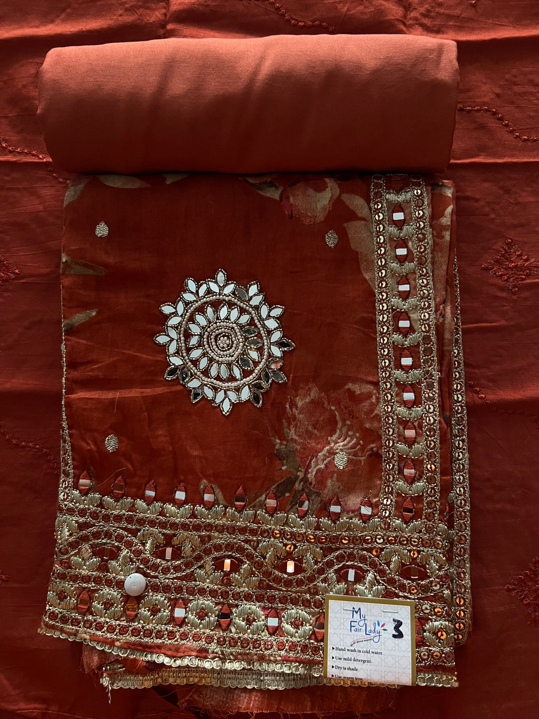 DESIGNER COTTON  METERIAL SUIT - BTB03