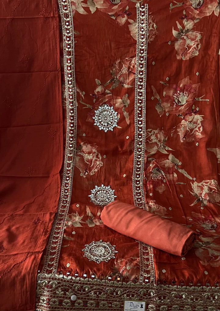 DESIGNER COTTON  METERIAL SUIT - BTB03