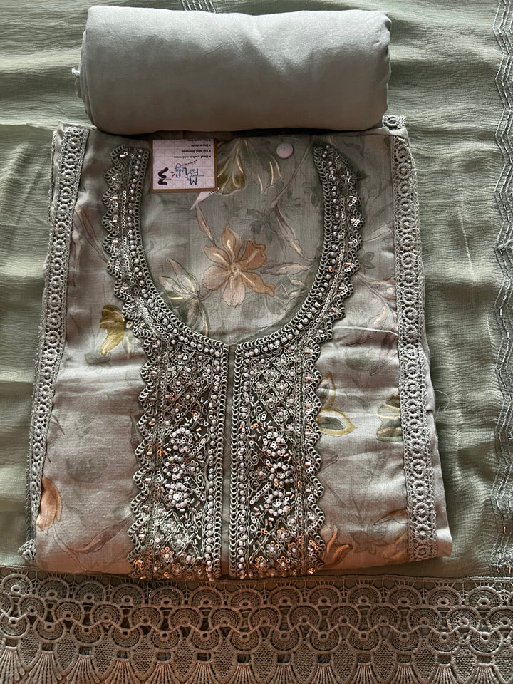 DESIGNER COTTON  METERIAL SUIT - BTB03/A