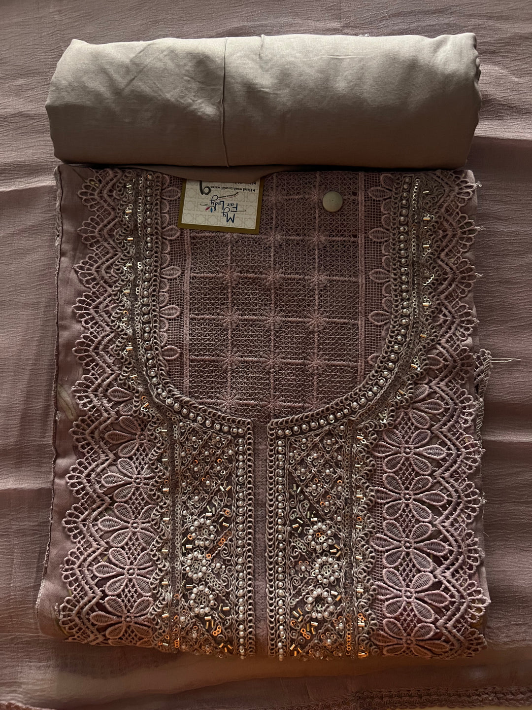 MEHAR DESIGNER UNSTITCHED COTTON DRESS MATERIAL - BTB09
