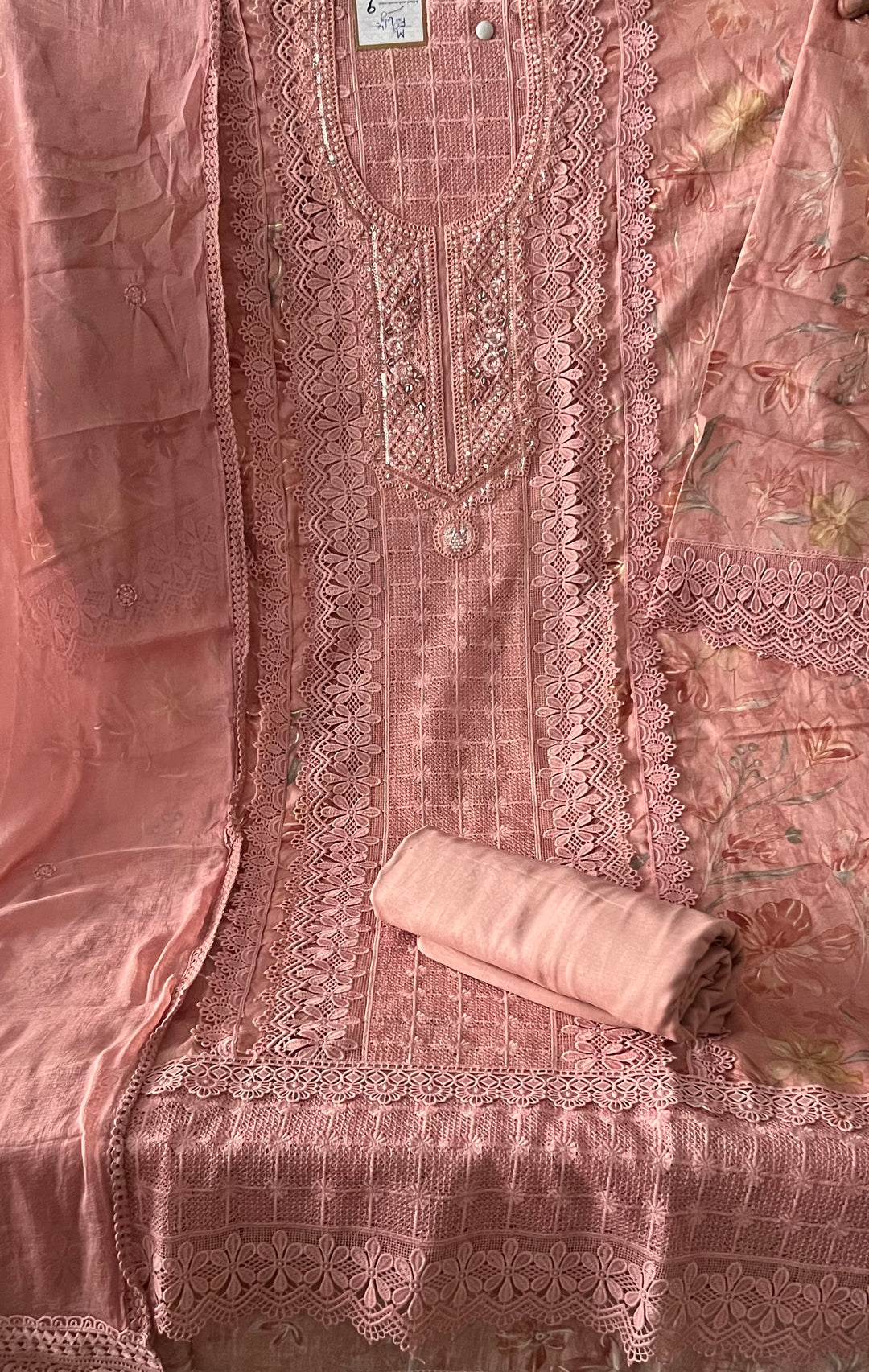 MEHAR DESIGNER UNSTITCHED COTTON DRESS MATERIAL - BTB09