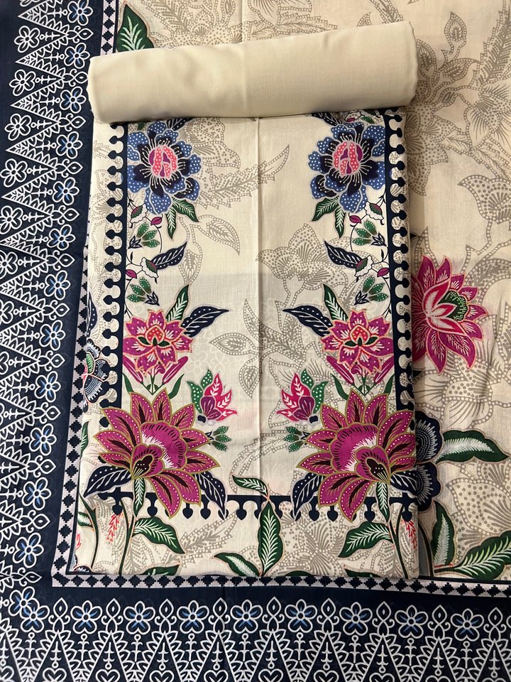 UNSTITCHED DESIGNER SUIT- SRH001/5