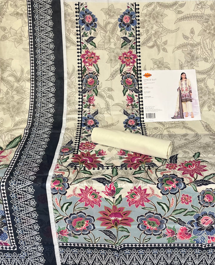 UNSTITCHED DESIGNER SUIT- SRH001/5