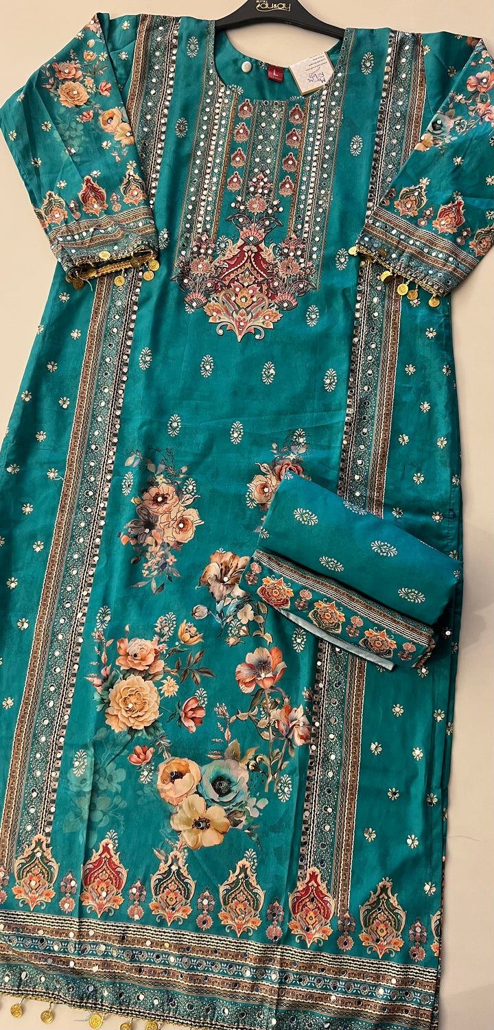 PURE CREPE DESIGNER SUIT-IKKN02