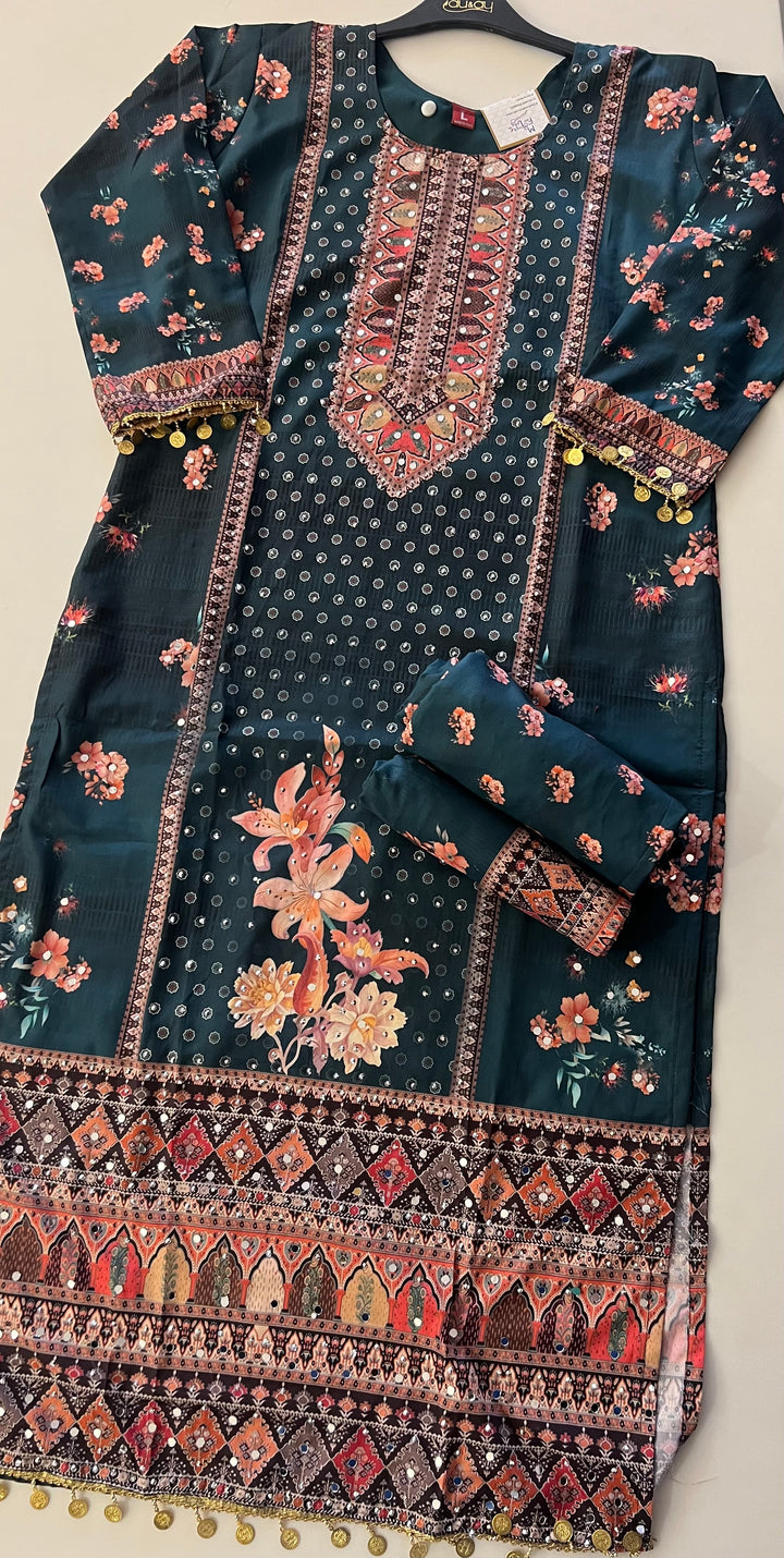 PURE CREPE DESIGNER SUIT-IKKN02