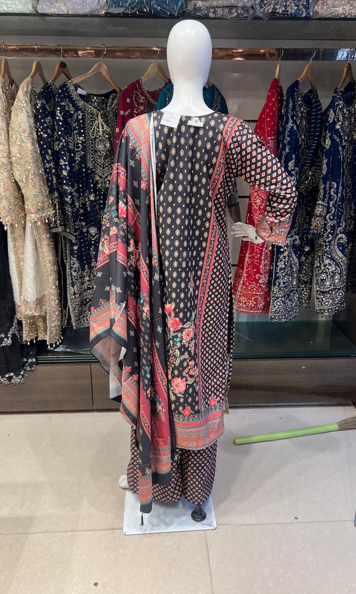 PURE CREPE MIRROR WORK DESIGNER SUIT-IKKN02