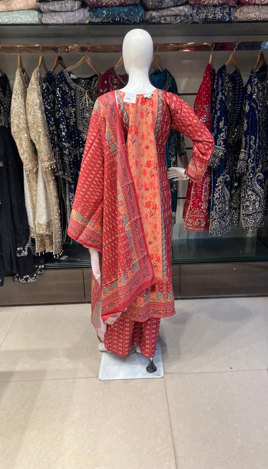 PURE CREPE MIRROR WORK DESIGNER SUIT-IKKN02