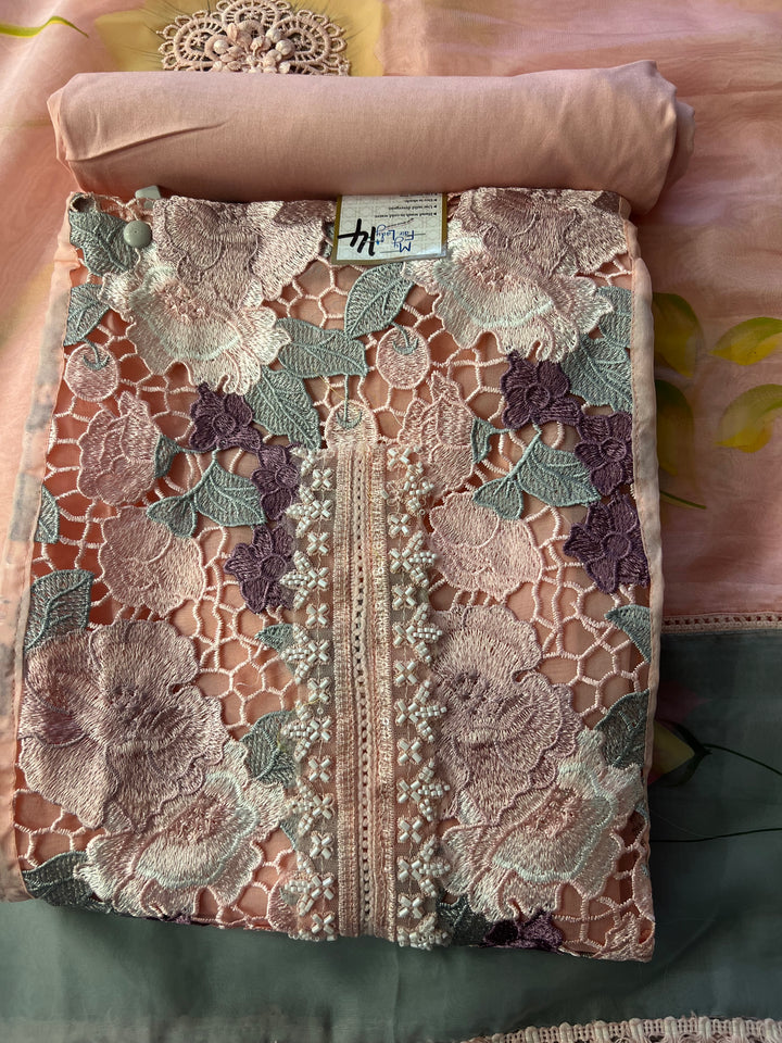 KUSHI DESIGNER UNSTITCHED DRESS MATERIAL - MAMT05