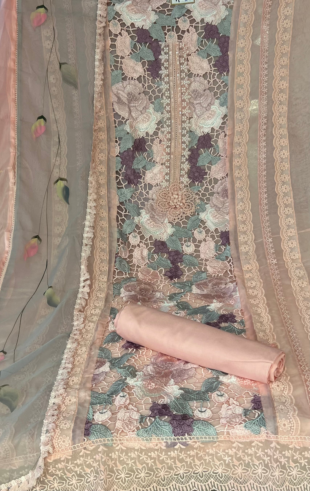 KUSHI DESIGNER UNSTITCHED DRESS MATERIAL - MAMT05