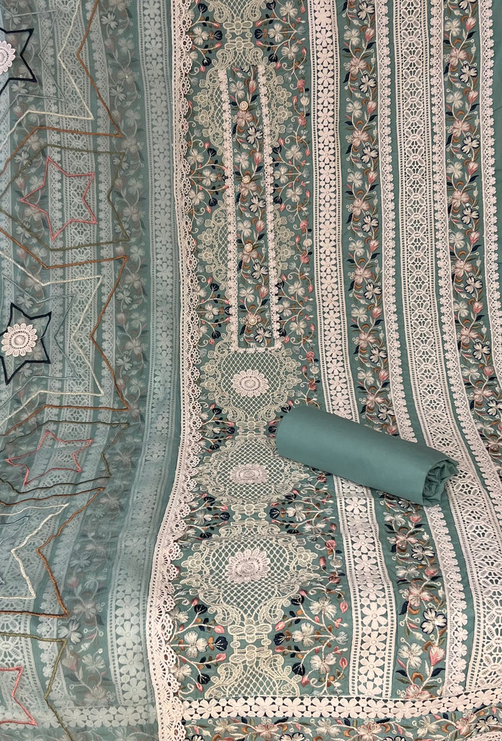 KUSHI DESIGNER UNSTITCHED DRESS MATERIAL - MAMT05