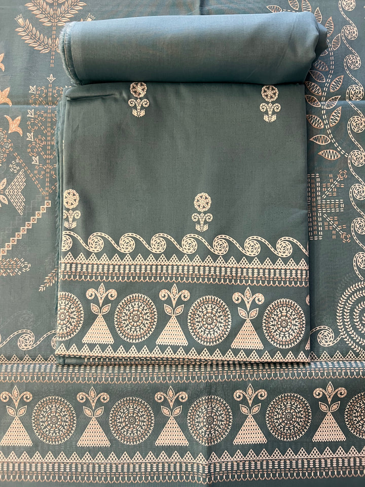 UNSTITCHED DESIGNER SUIT- SRH001/7