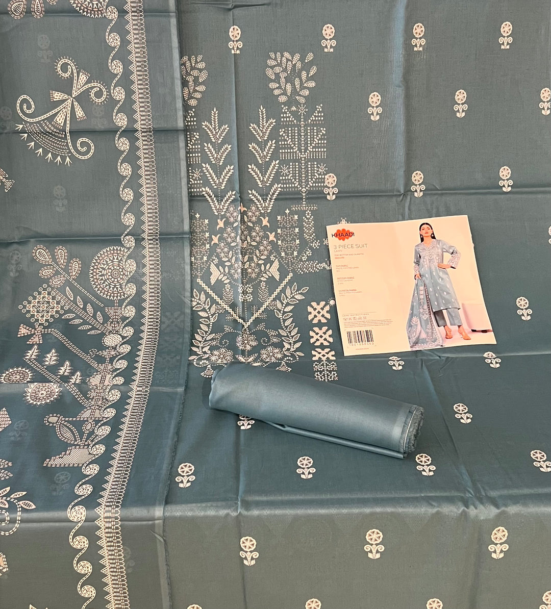 UNSTITCHED DESIGNER SUIT- SRH001/7